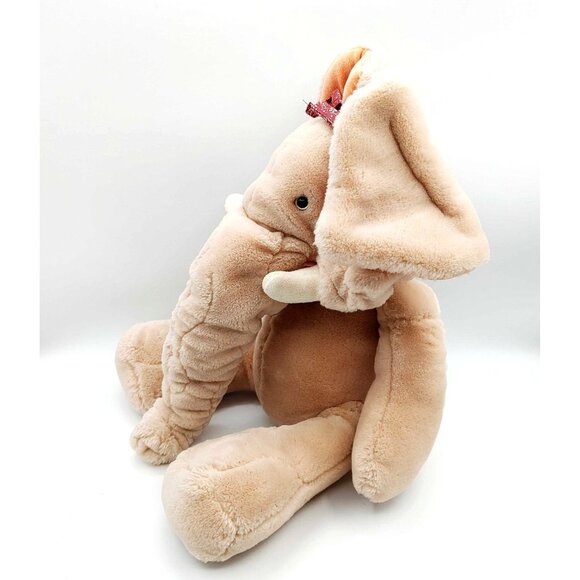 Wrinkles Elephant Trunkit 17" Plush Stuffed Toy Puppet Ganz Heritage Rare 1985 - Picture 7 of 7